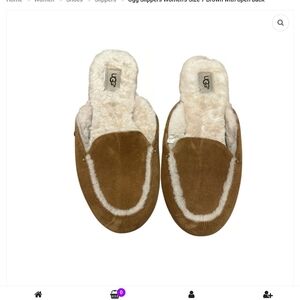 UGG Brown Shearling Slippers